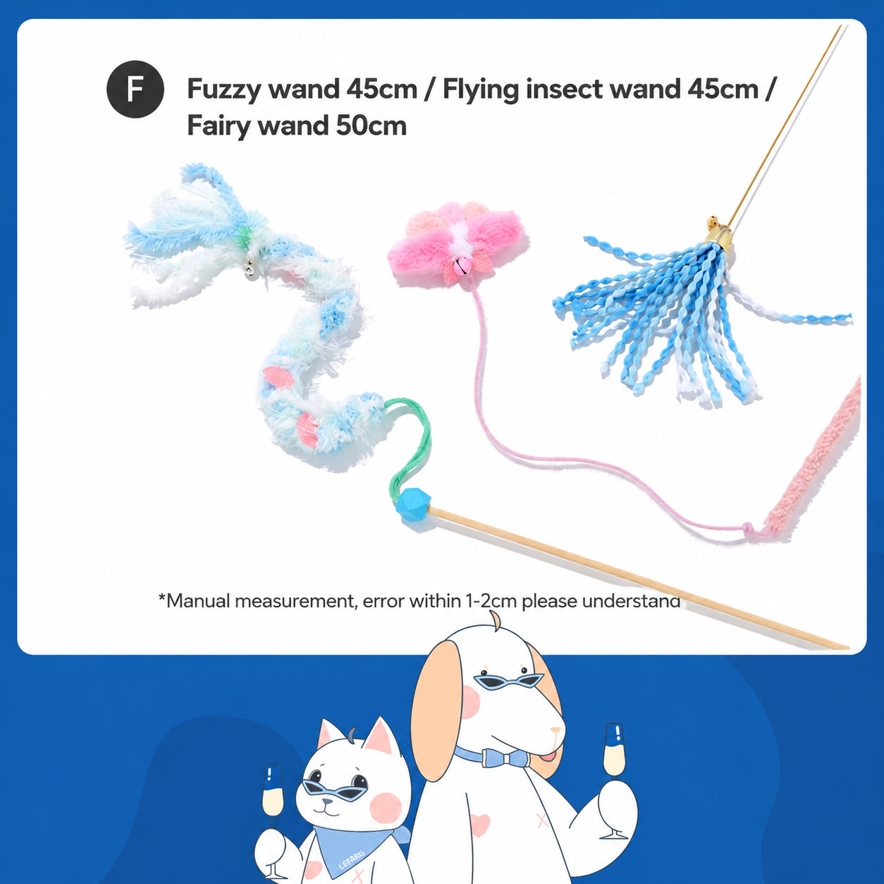 Pastel Flutter Cat Wand