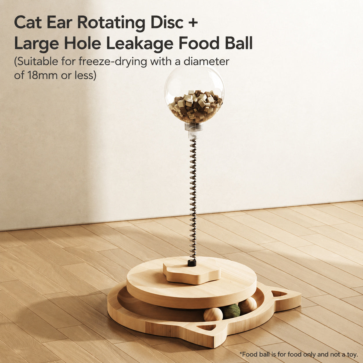 Wobble-globe Cat Feeder Spinner