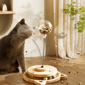 Wobble-globe Cat Feeder Spinner