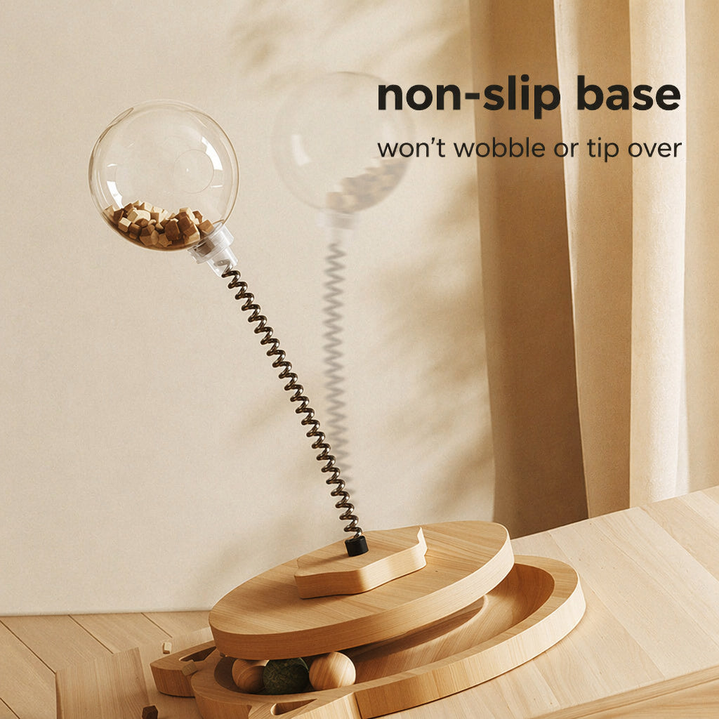 Wobble-globe Cat Feeder Spinner