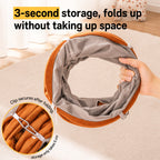 Foldable Suede Cat Tunnel