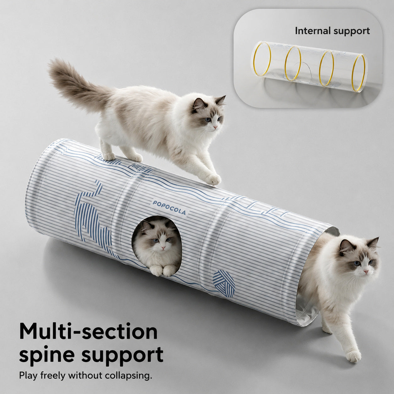 Cooling Gel Cat Tunnel Bed