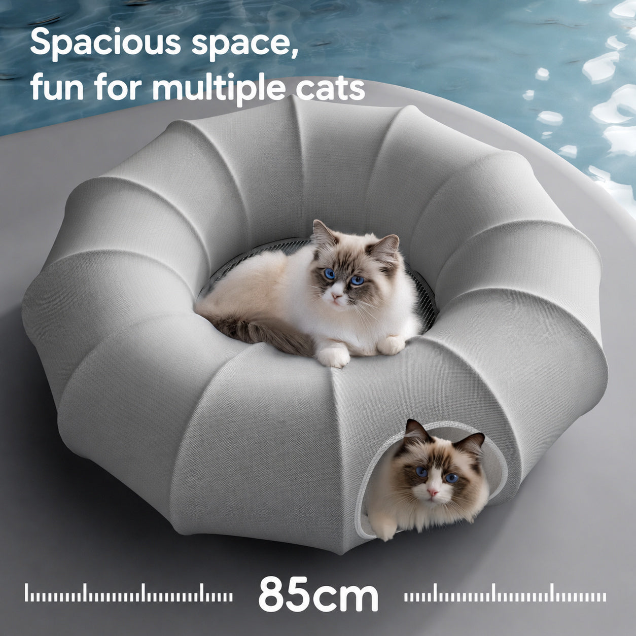 Cool Ring Cat Tunnel Bed
