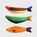 Catnip Fish Jingle Kick Toy
