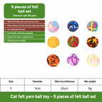 Hand-woven Cat Bell Balls