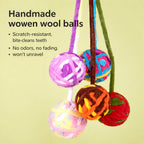 Hand-woven Cat Bell Balls