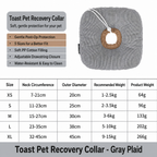 Gingham Toast-Soft Cat Collar