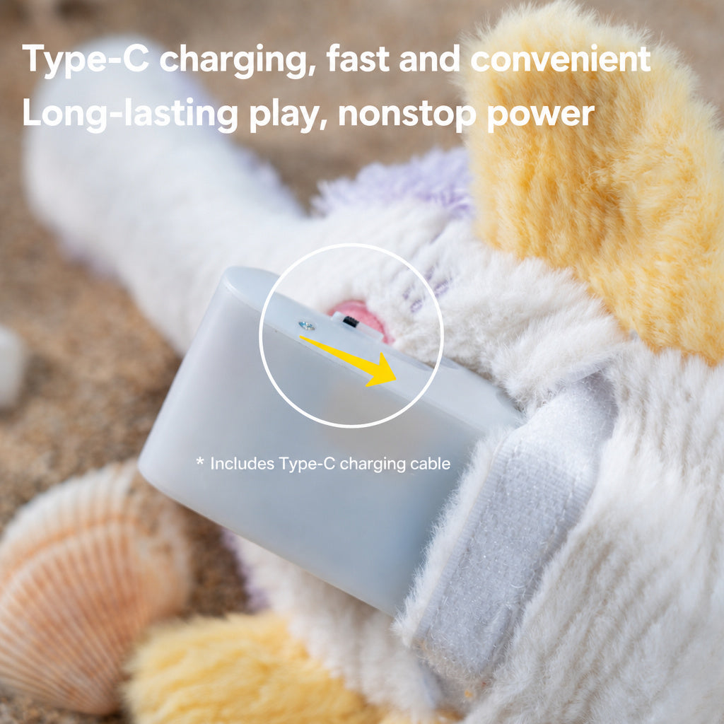 Rechargeable Wiggling Ocean Dog Toy