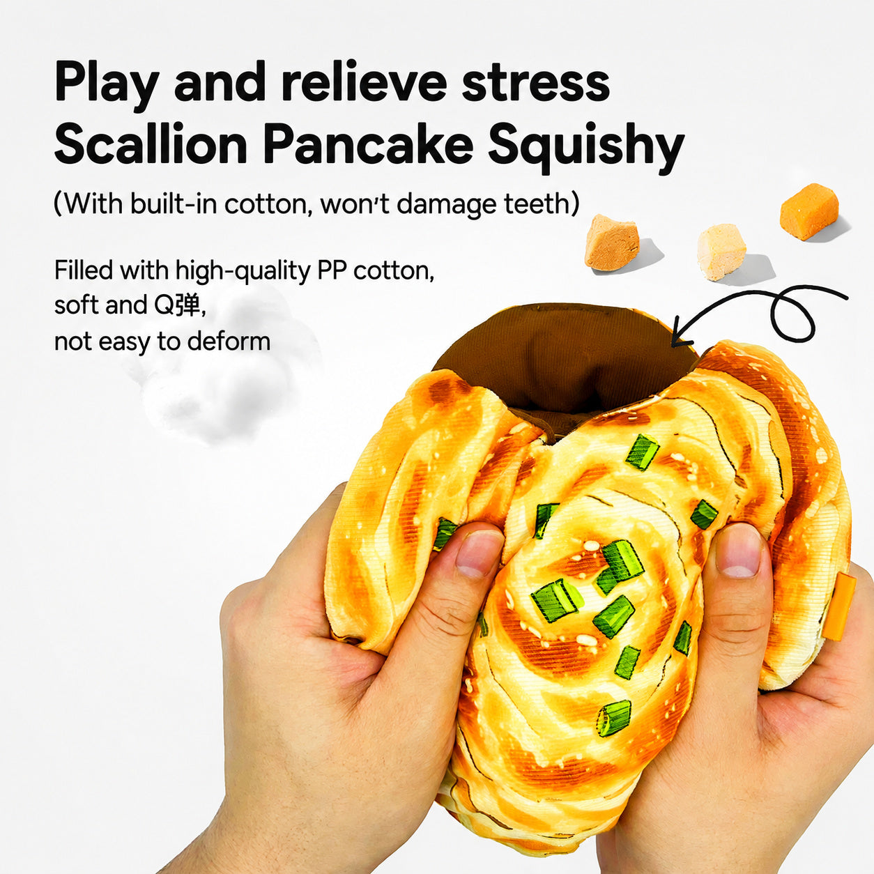 Scallion Pancake Snuffle Toy