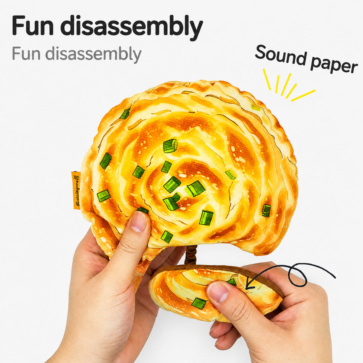 Scallion Pancake Snuffle Toy
