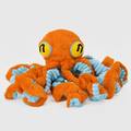 octopus squeaky tug toy