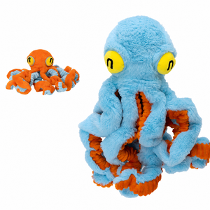 octopus squeaky tug toy