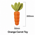 Squeaky Carrot Chew Toy