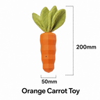 Squeaky Carrot Chew Toy