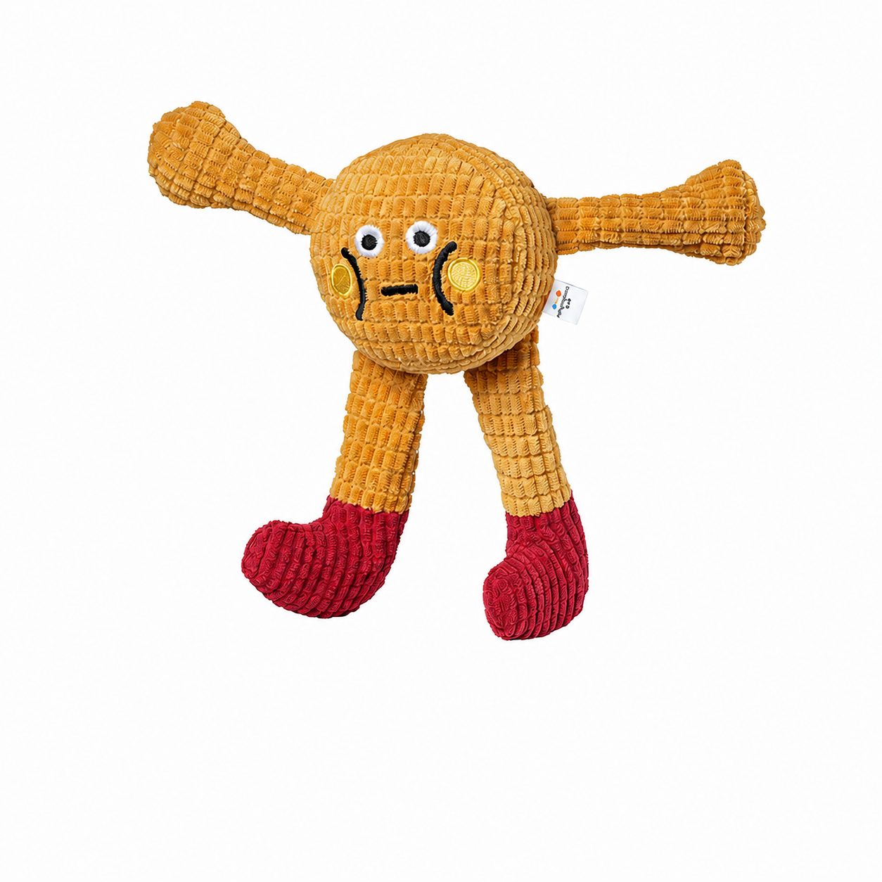 Waffle squeaky catnip plush