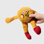 Waffle squeaky catnip plush