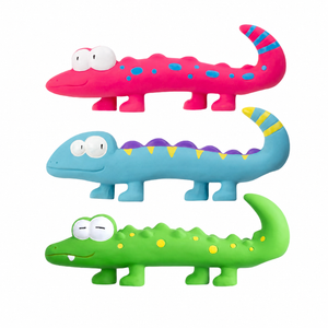 Latex squeak lizard toy