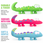 Latex squeak lizard toy