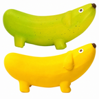 Latex Banana Squeaker Toy