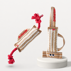 Heavy-duty jute tug toy