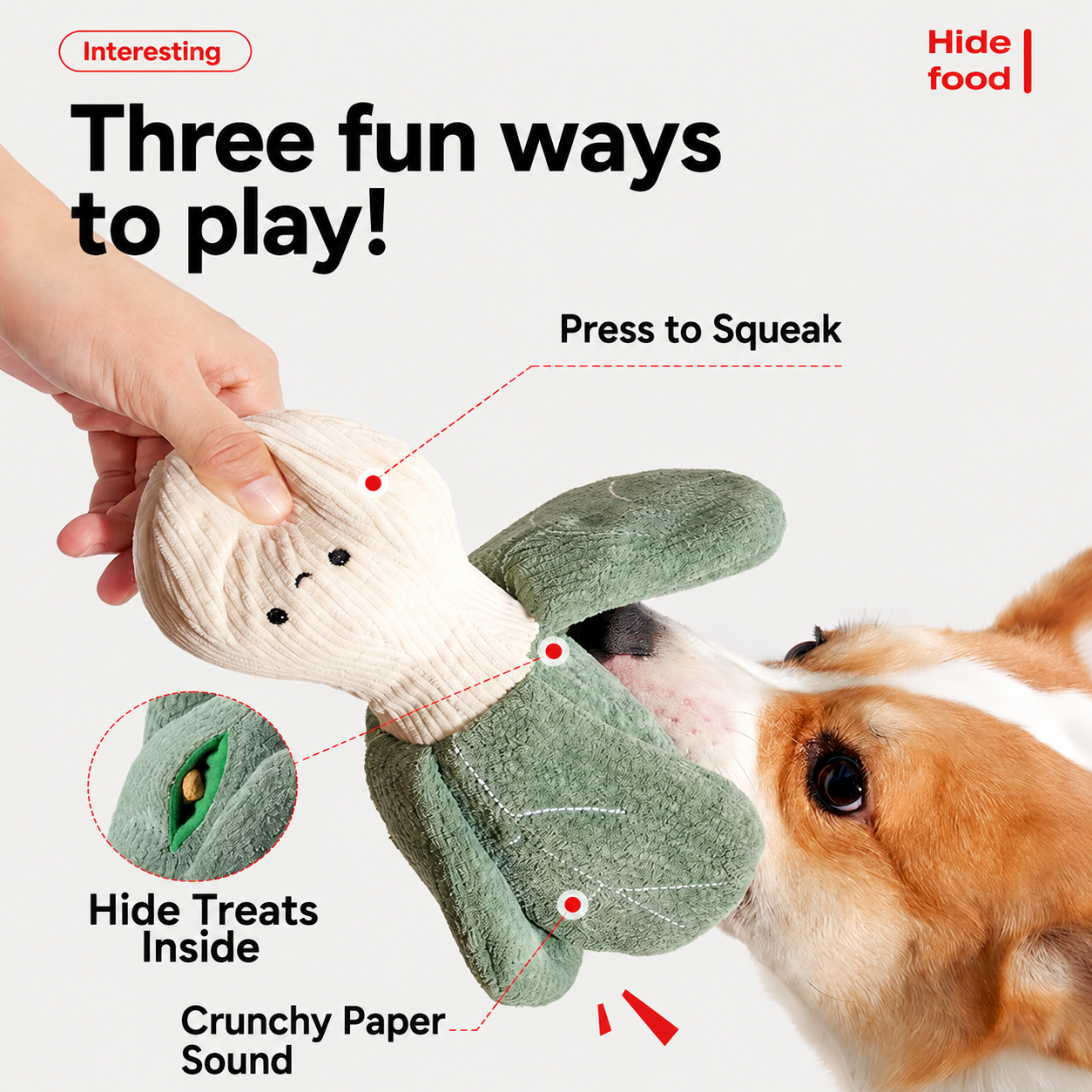 vegetable farm squeaky toy set