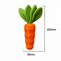 Crinkly Carrot Dog Chew