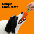 Crinkly Carrot Dog Chew