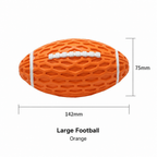 Natural Rubber Squeaky Football