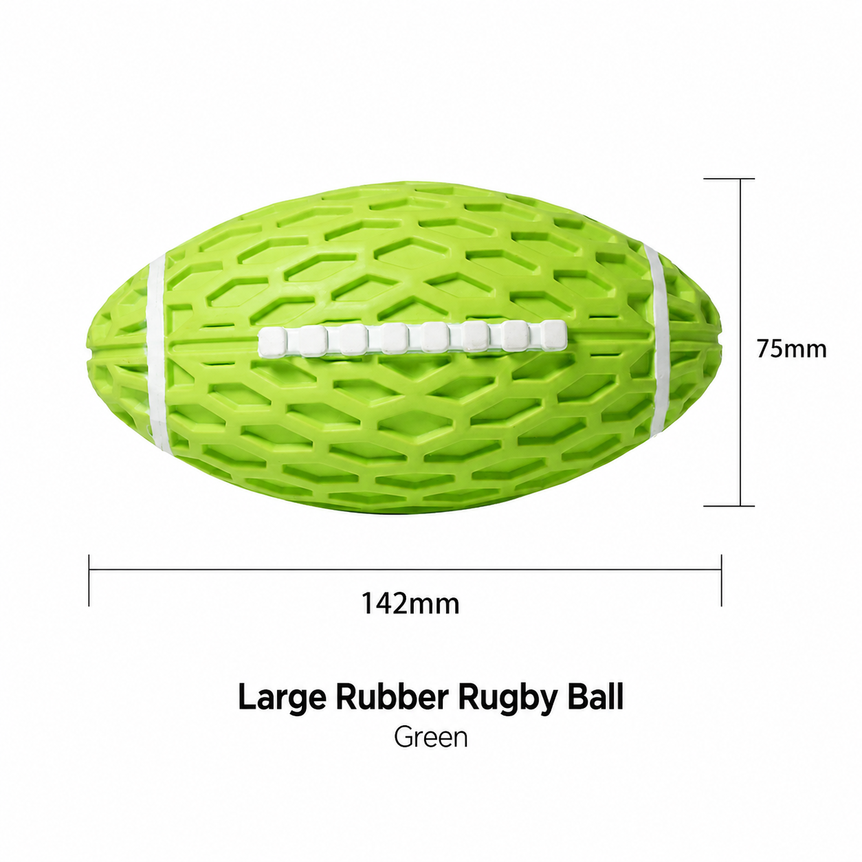 Natural Rubber Squeaky Football