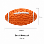 Natural Rubber Squeaky Football