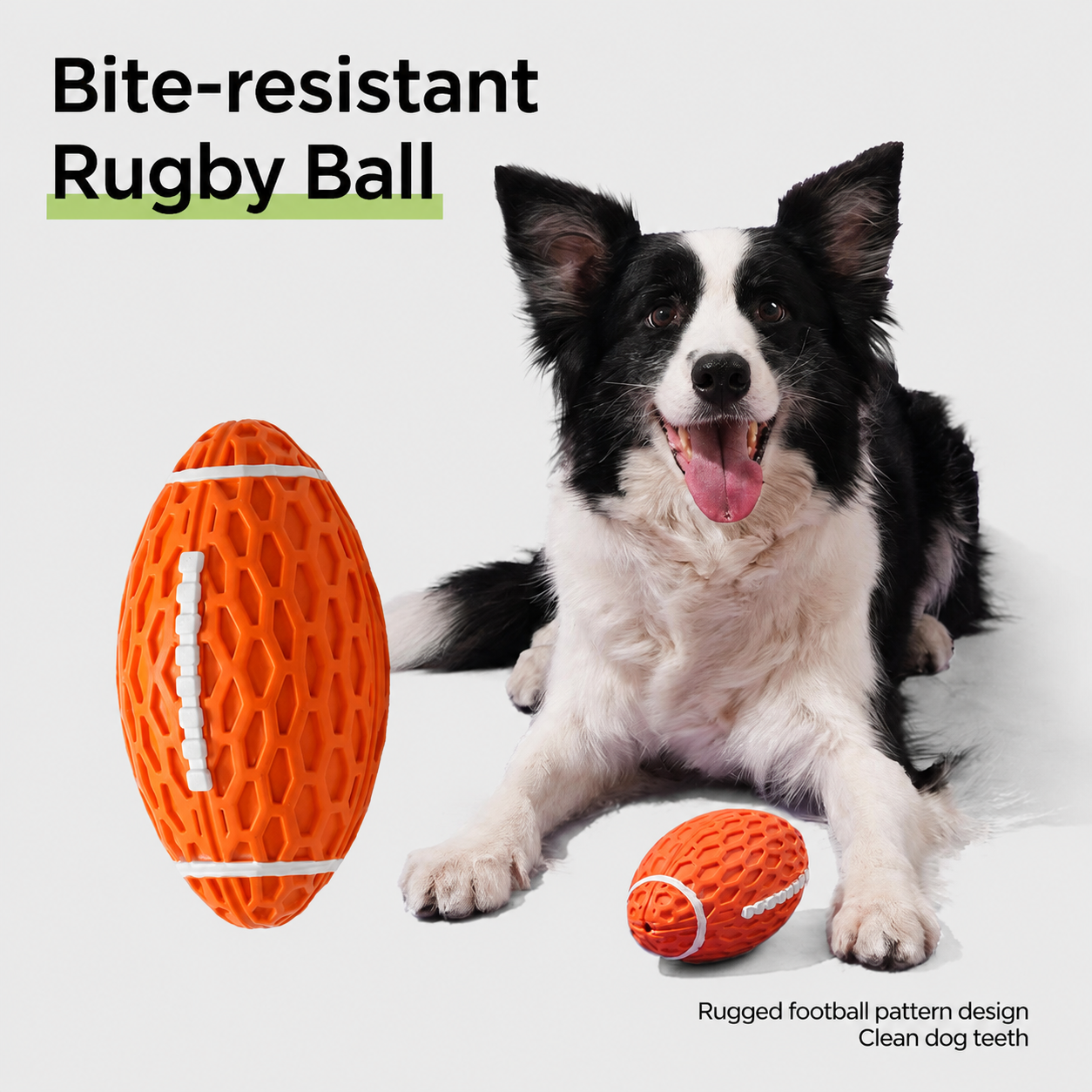 Natural Rubber Squeaky Football