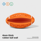 Natural Rubber Squeaky Football