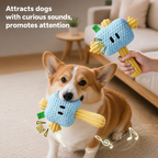 Squeaky Plush Hammer Toy