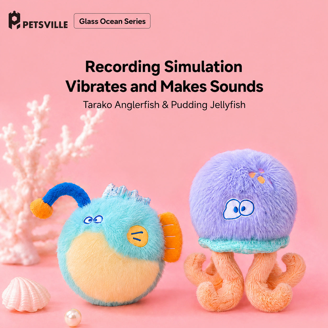 Ocean Plush Talking Dog Toy