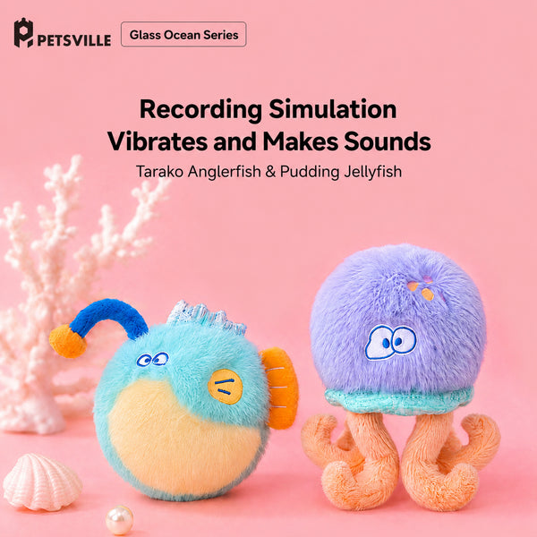 Ocean Plush Talking Dog Toy