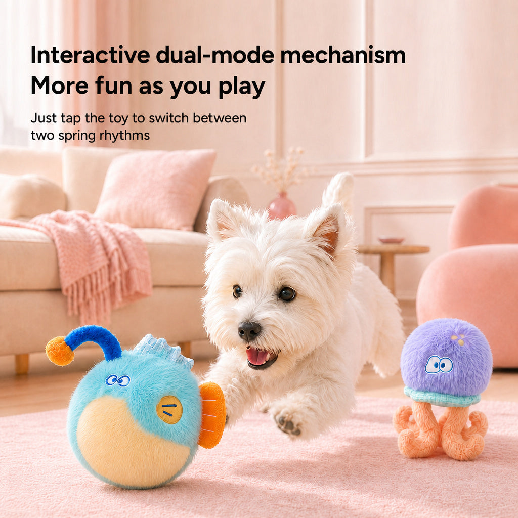 Ocean Plush Talking Dog Toy
