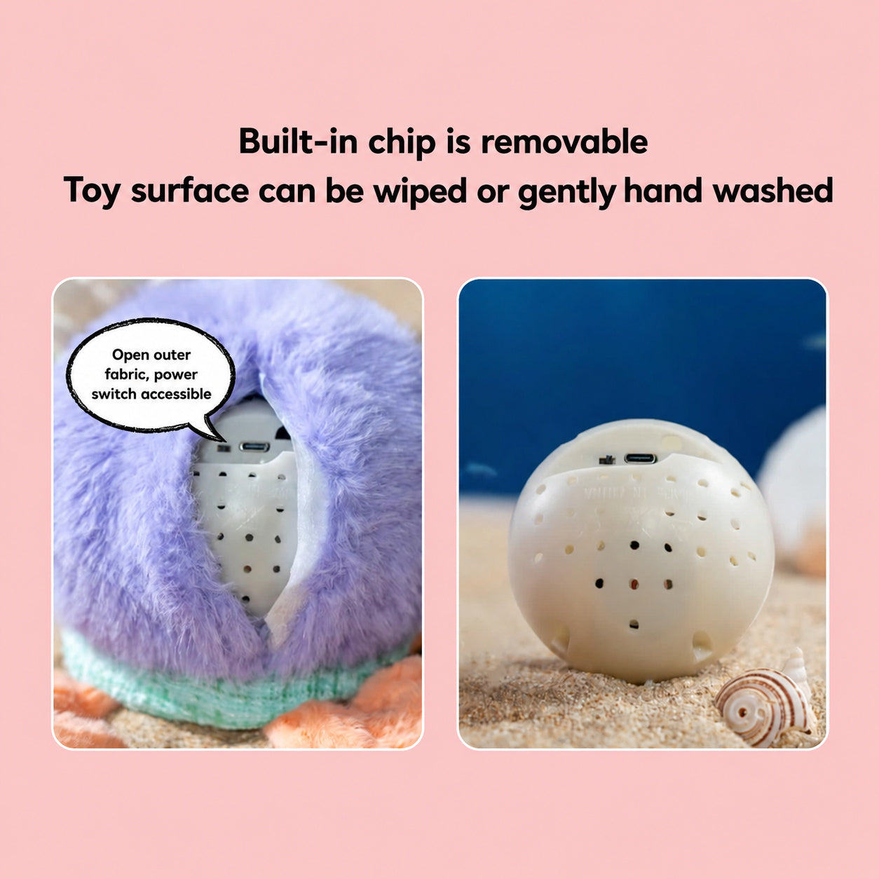 Ocean Plush Talking Dog Toy
