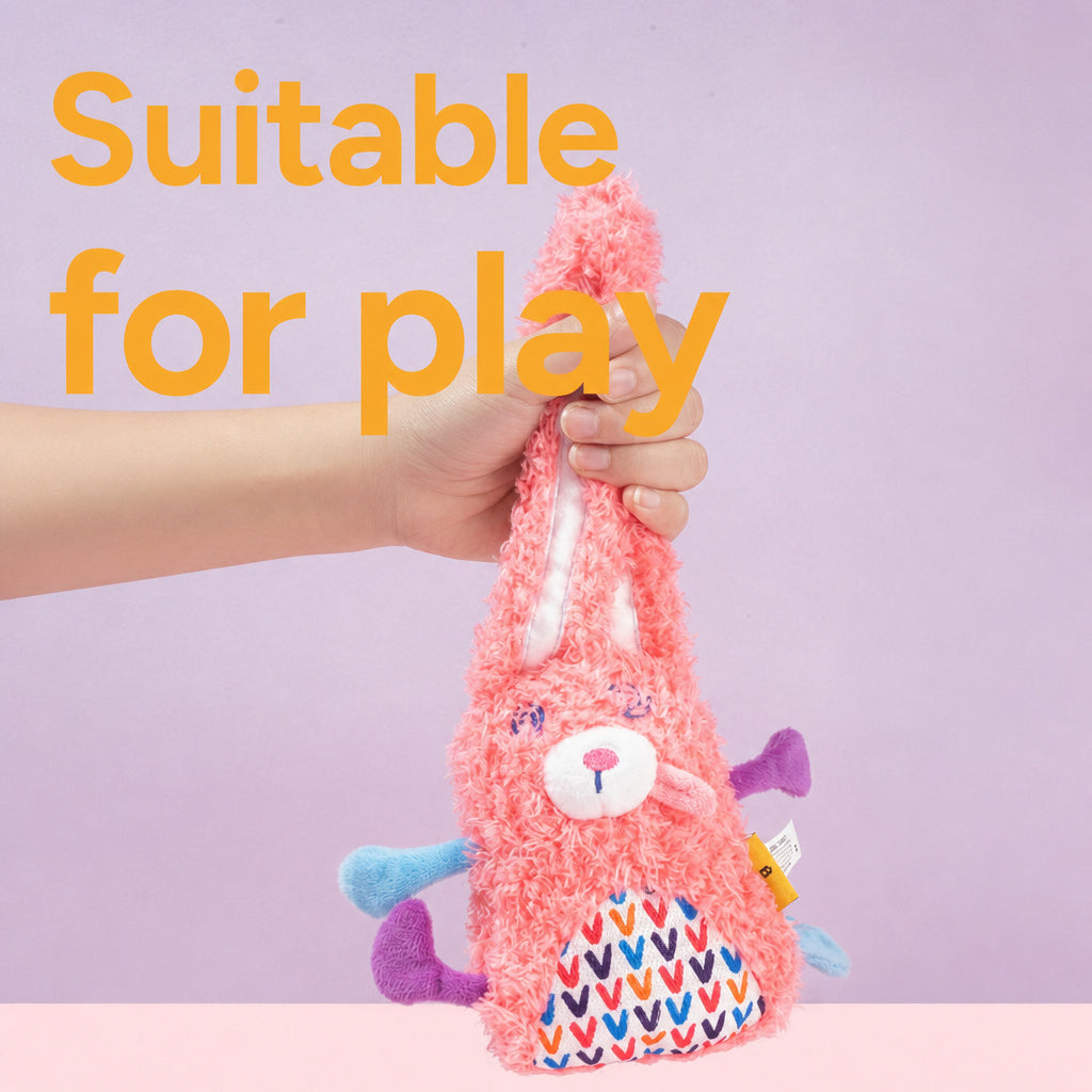 Squeaky Bunny Fox Plush
