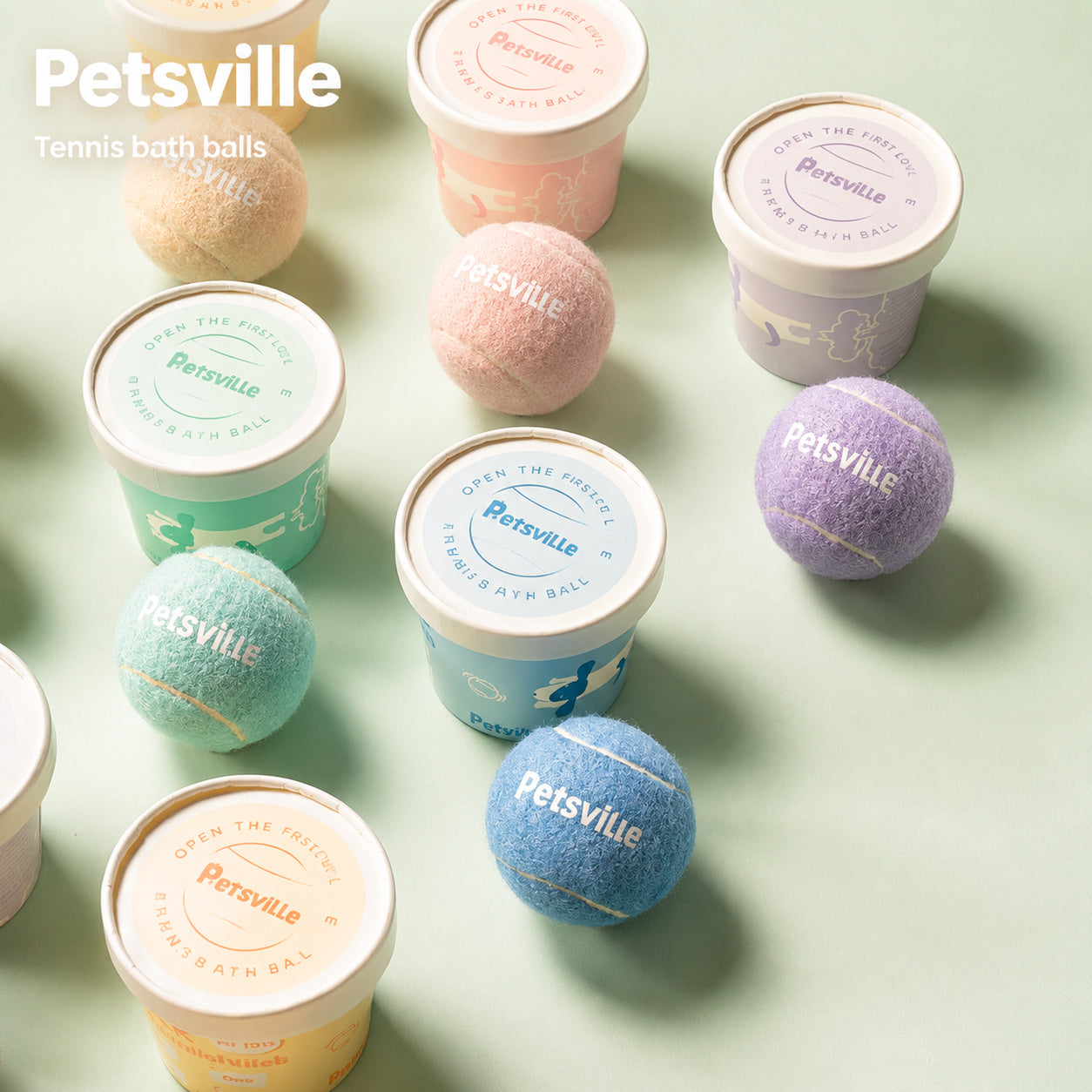 Pastel Fetch Ball Cup