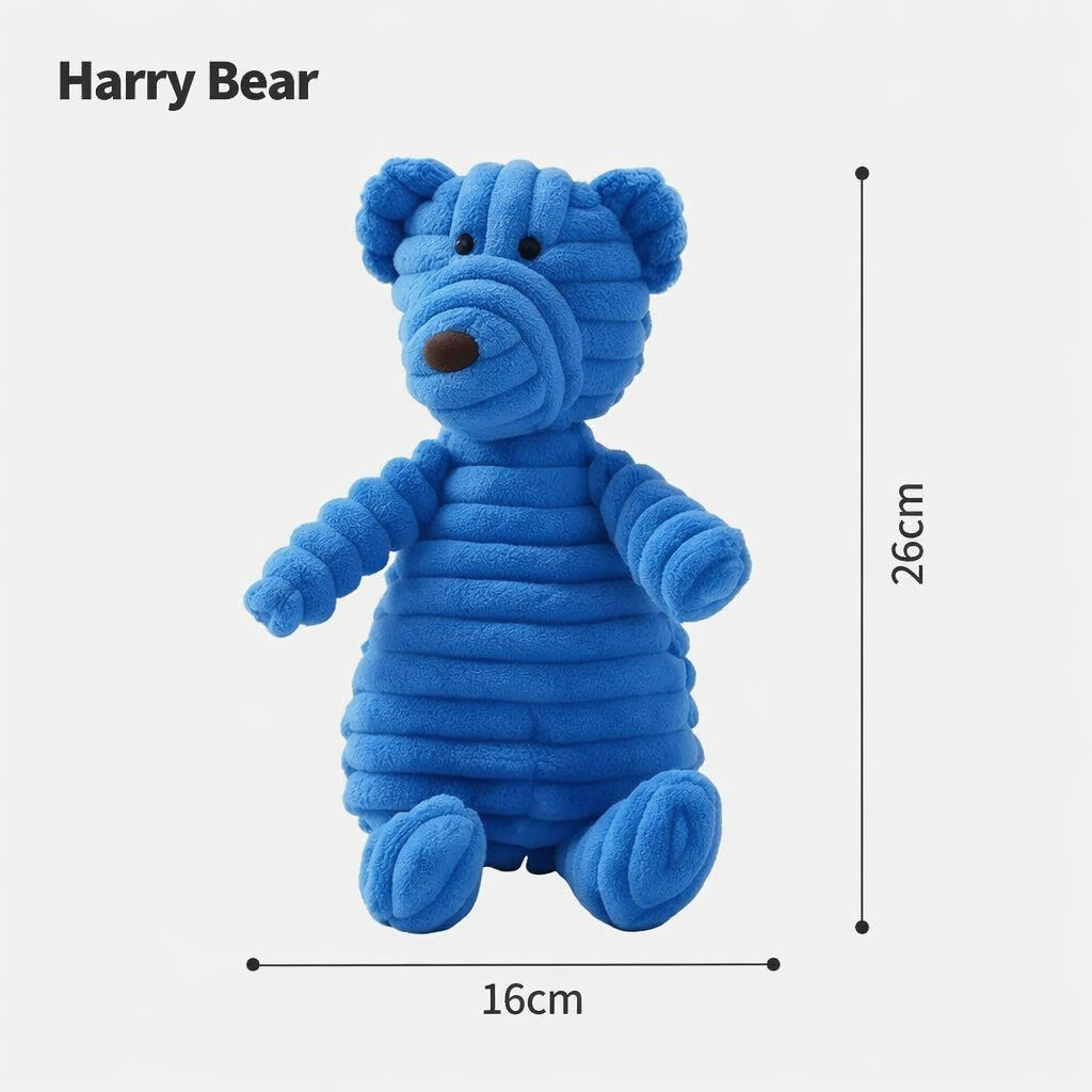 Corduroy Squeak Plush Toy