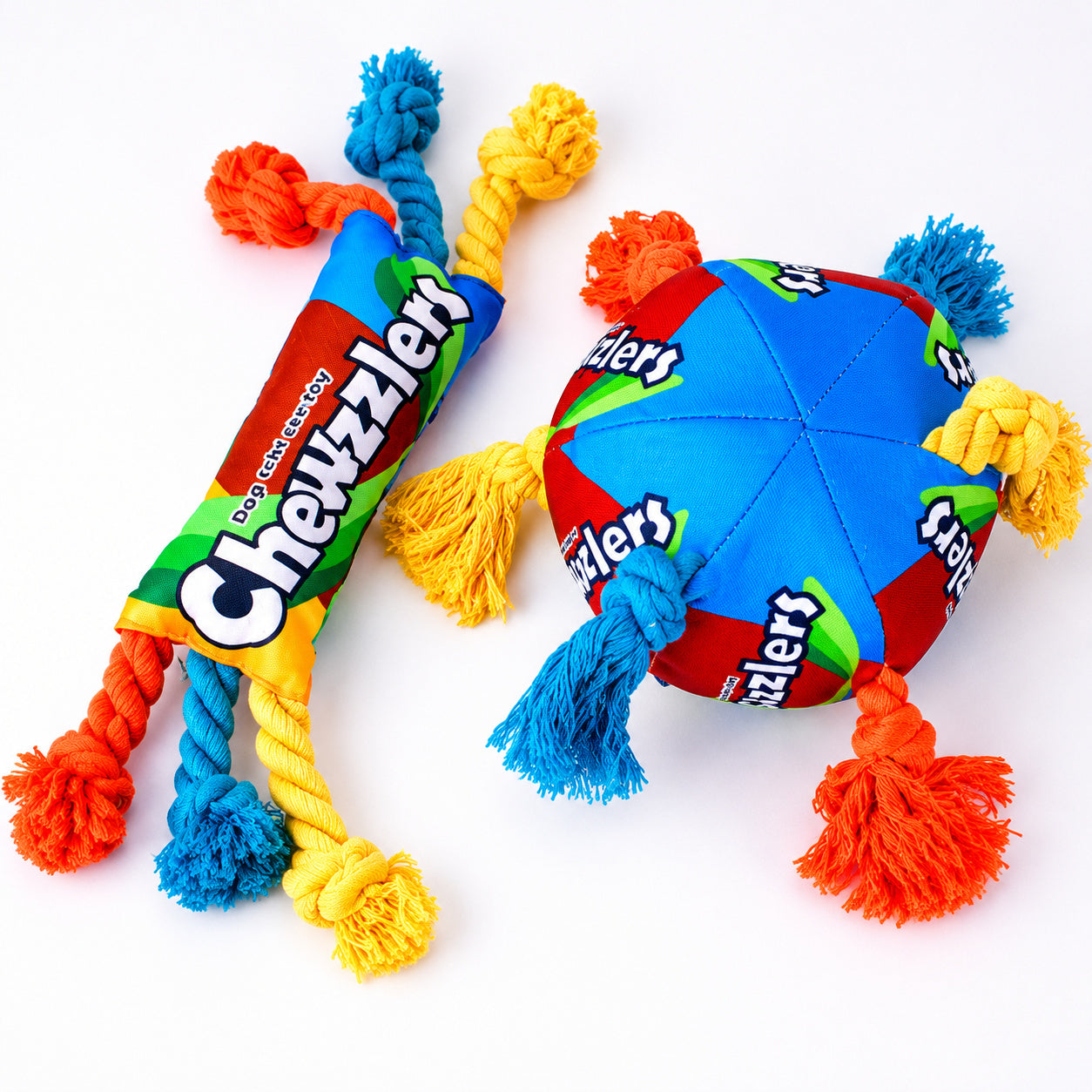 Squeaky Rope Fetch Toy
