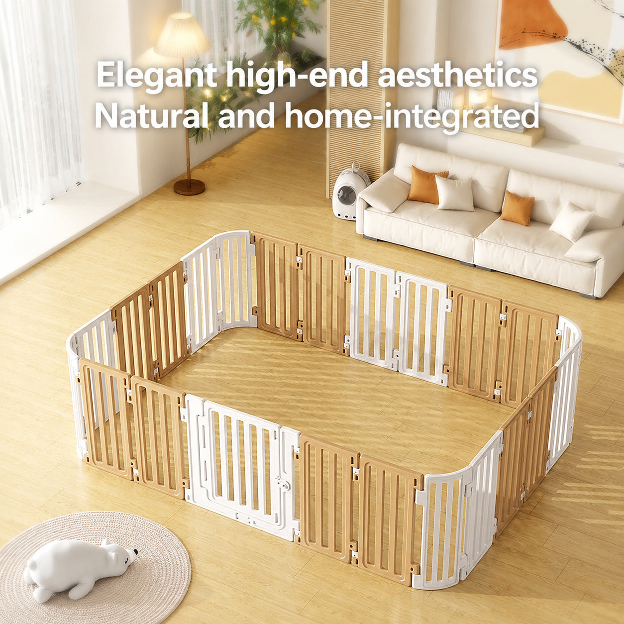 Modular Anti-escape Playpen Panel