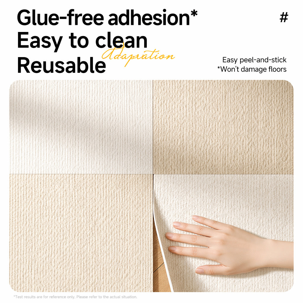 Modular Cream-Check Pet Mat