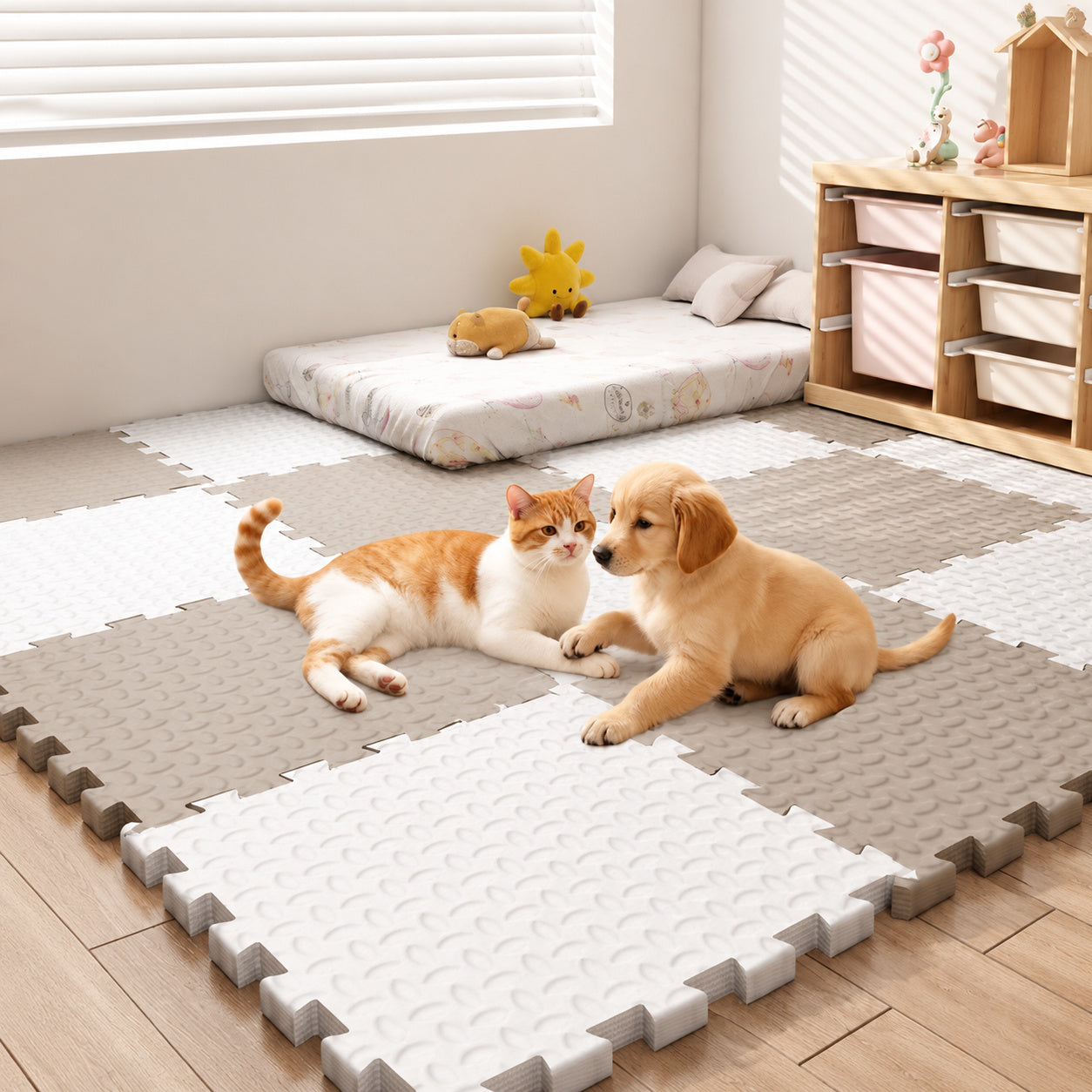 Antimicrobial Interlocking Pet Mat