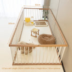 Modular No-drill Dog Playpen