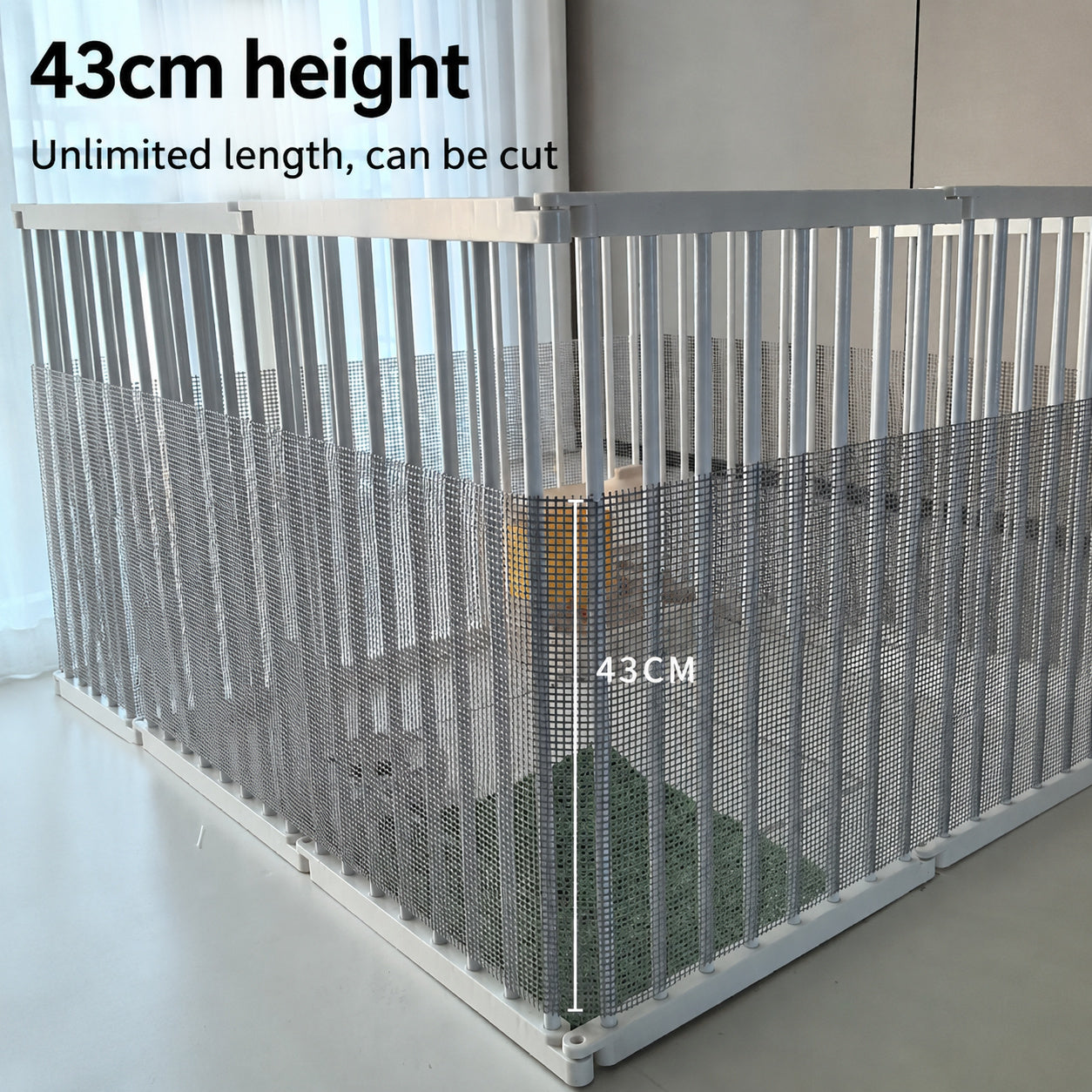 Escape-proof Mesh Pet Cover
