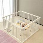Modular Open-view Dog Playpen