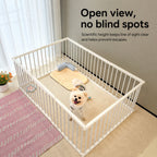 Modular Open-view Dog Playpen