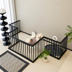 Modular Black Pet Playpen