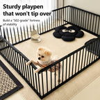 Modular Black Pet Playpen